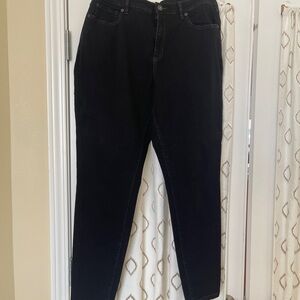 INC International Concepts Black Straight Leg Jeans